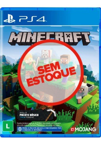 Minecraft com Pacote Básico - PS4